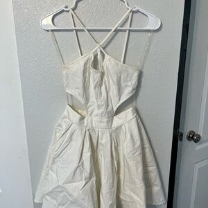 Charlotte Russe Cream Strappy Dress